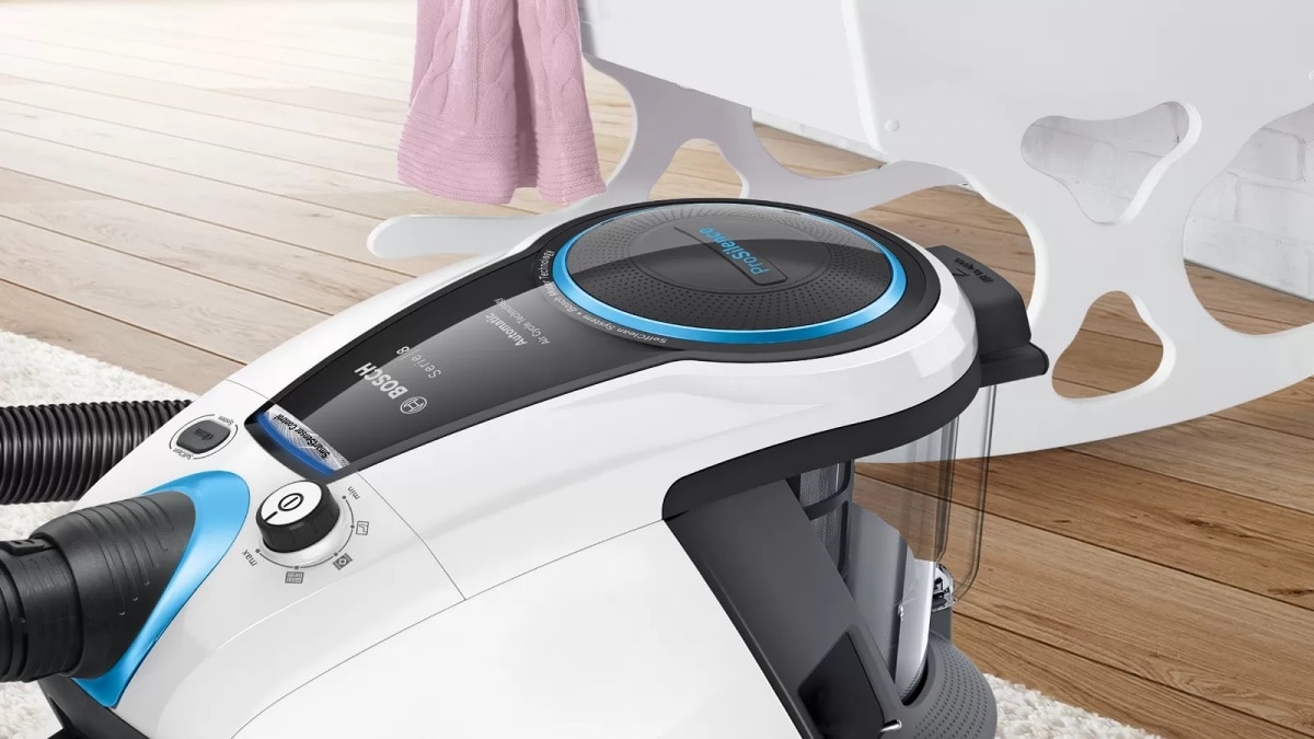 Aspirador sem Saco Bosch Serie 8 ProSilence BGS7SIL1 de 650 W, 64 dB e Depósito 3 Litros - Branco Branco-7