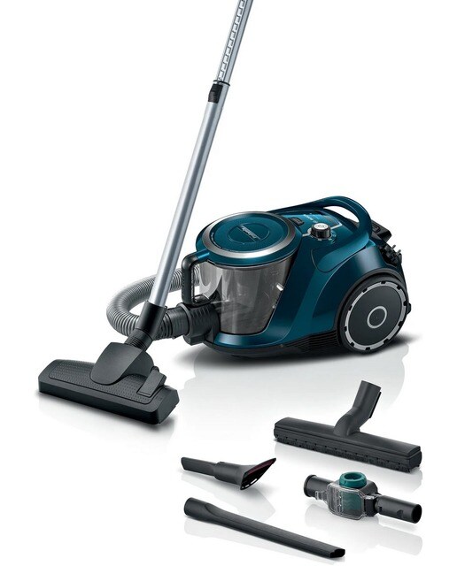 Imagem 0 de Aspirador sem Saco Bosch Serie 6 BGS41FAM ProFamily de 600 W - Azul