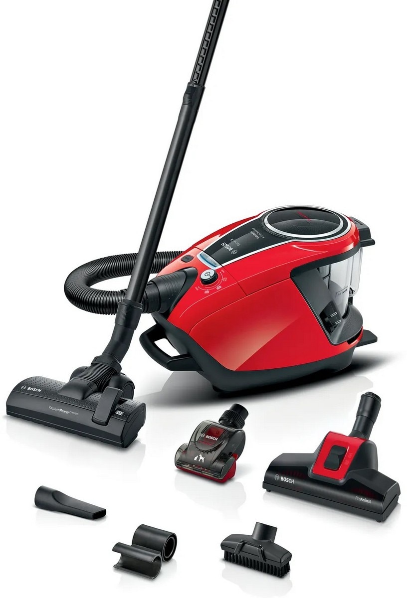 Imagem 0 de Aspirador sem Saco Bosch Serie 8 ProAnimal - Vermelho