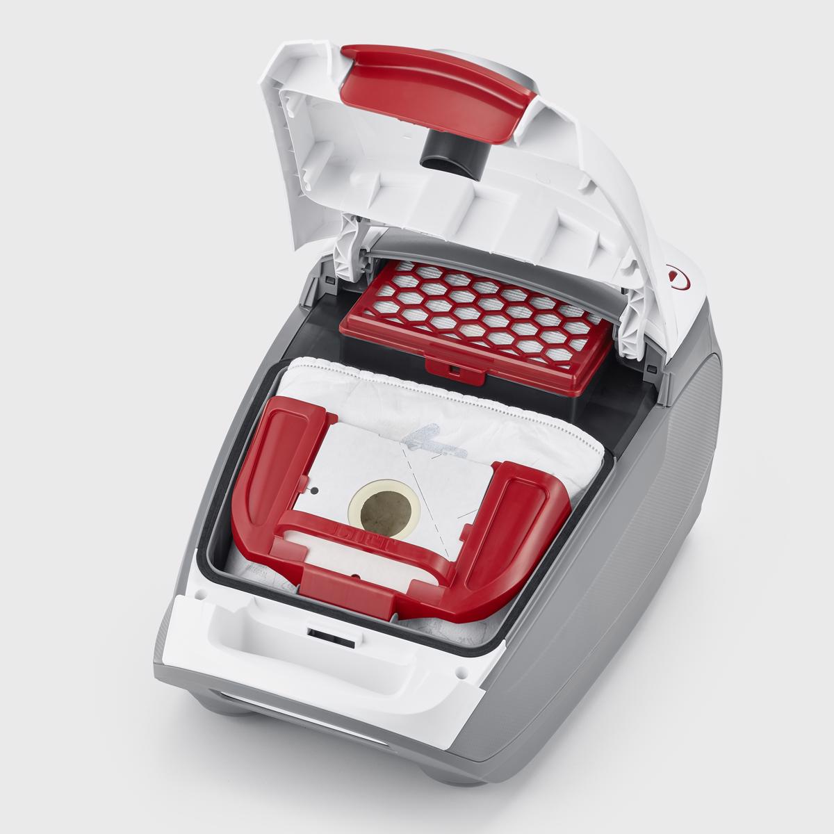 Aspirador com Saco Severin BC7047 Potente e Silencioso e Filtro de pó Hepa 13 - Branco e Cinza Branco / Cinzento-5
