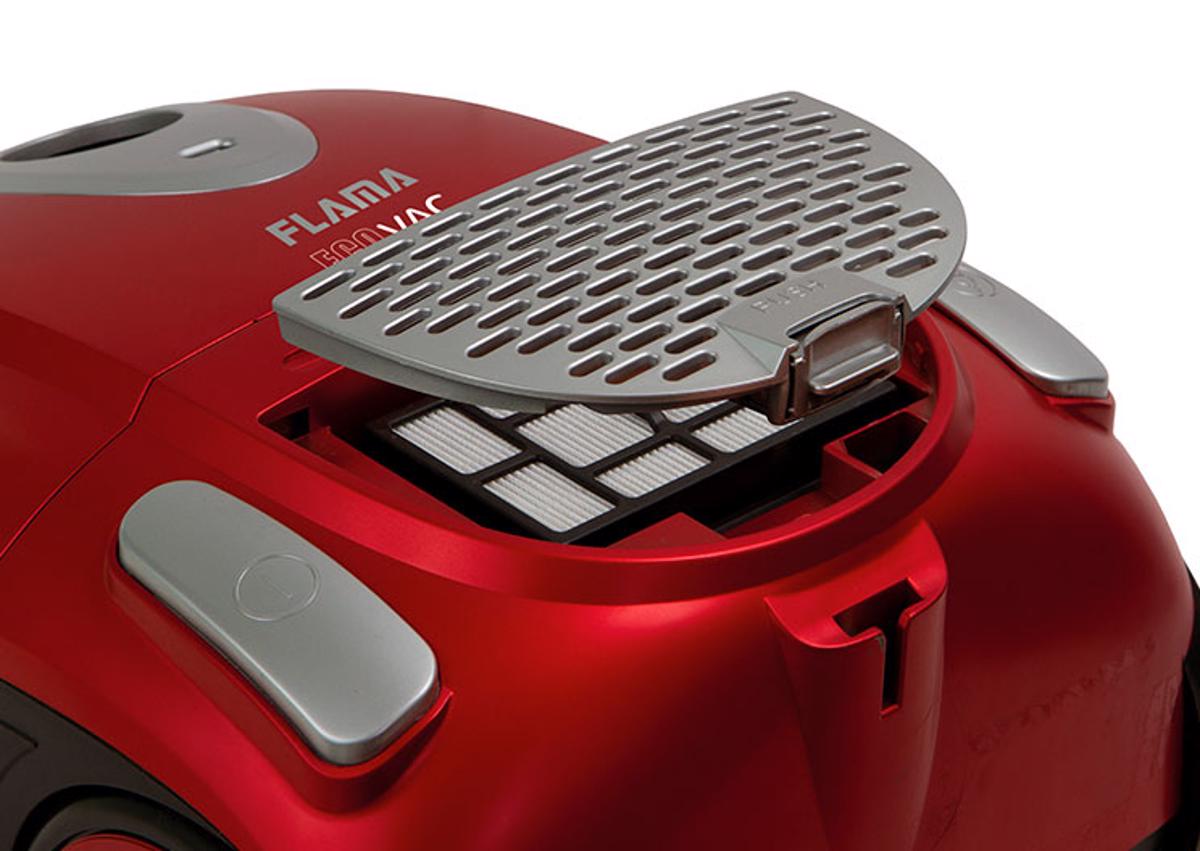 Aspirador com Saco Flama 1675FL de 700 W - Vermelho Vermelho-4