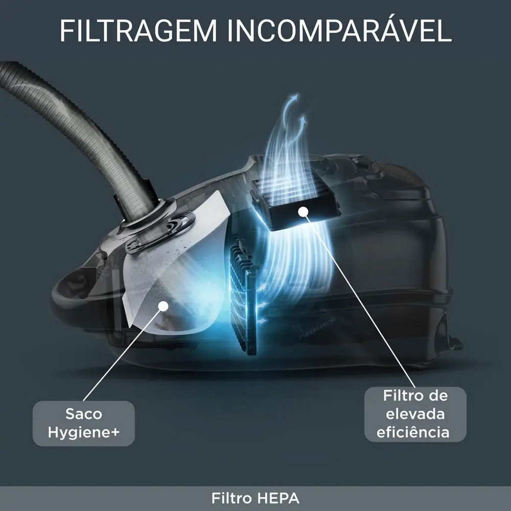 Aspirador sem Saco Rowenta RO7487EA Silence Force Effitech® Vacuum Cleaner 6