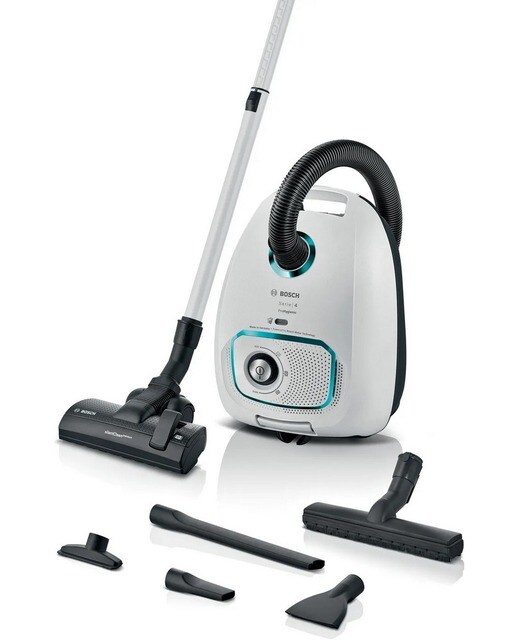 Imagem 0 de Aspirador com Saco Bosch Serie 4 BGL41HYG2H ProHygienic e de 700 W - Branco