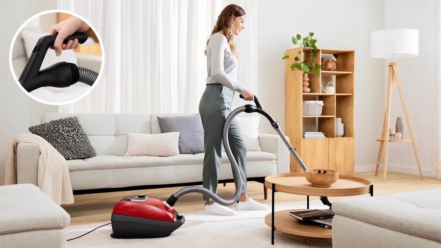 Aspirador com Saco Bosch Serie 8 ProAnimal BGB8PET3A - Vermelho Vermelho-4