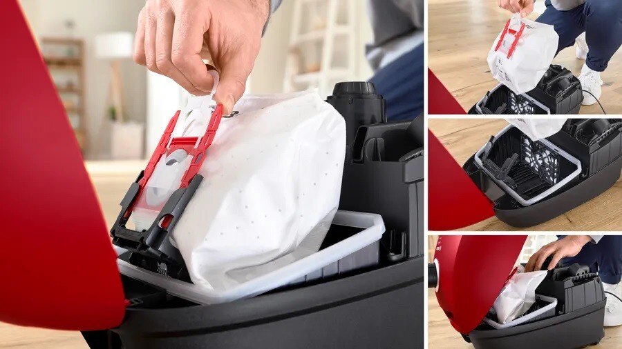 Aspirador com Saco Bosch Serie 4 ProAnimal BGB41PET1 - Vermelho Vermelho-8