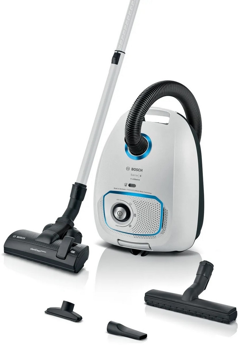 Aspirador com Saco Bosch Serie 4 ProSilence BGL41SIL1H - Branco Branco-1