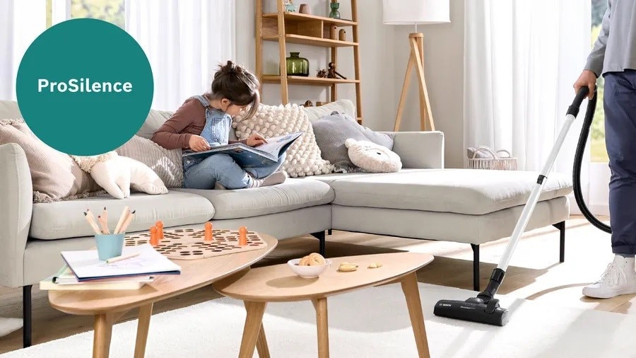Aspirador com Saco Bosch Serie 4 ProSilence BGL41SIL1H - Branco Branco-3