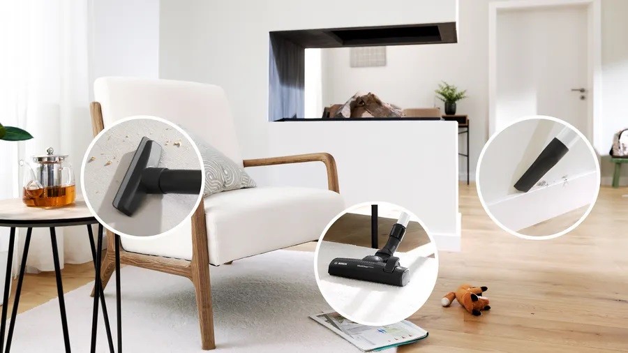 Aspirador com Saco Bosch Serie 4 ProSilence BGL41SIL1H - Branco Branco-6