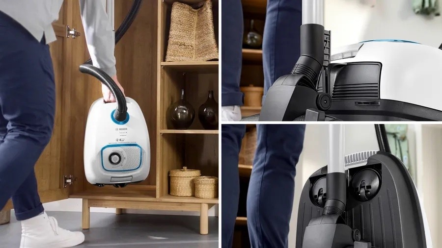 Aspirador com Saco Bosch Serie 4 ProSilence BGL41SIL1H - Branco Branco-8