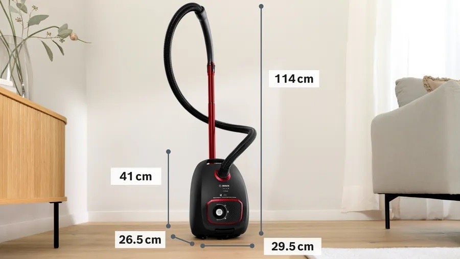 Aspirador com Saco Bosch Serie 4 ProPower BGB41POW1 - Preto Preto-8