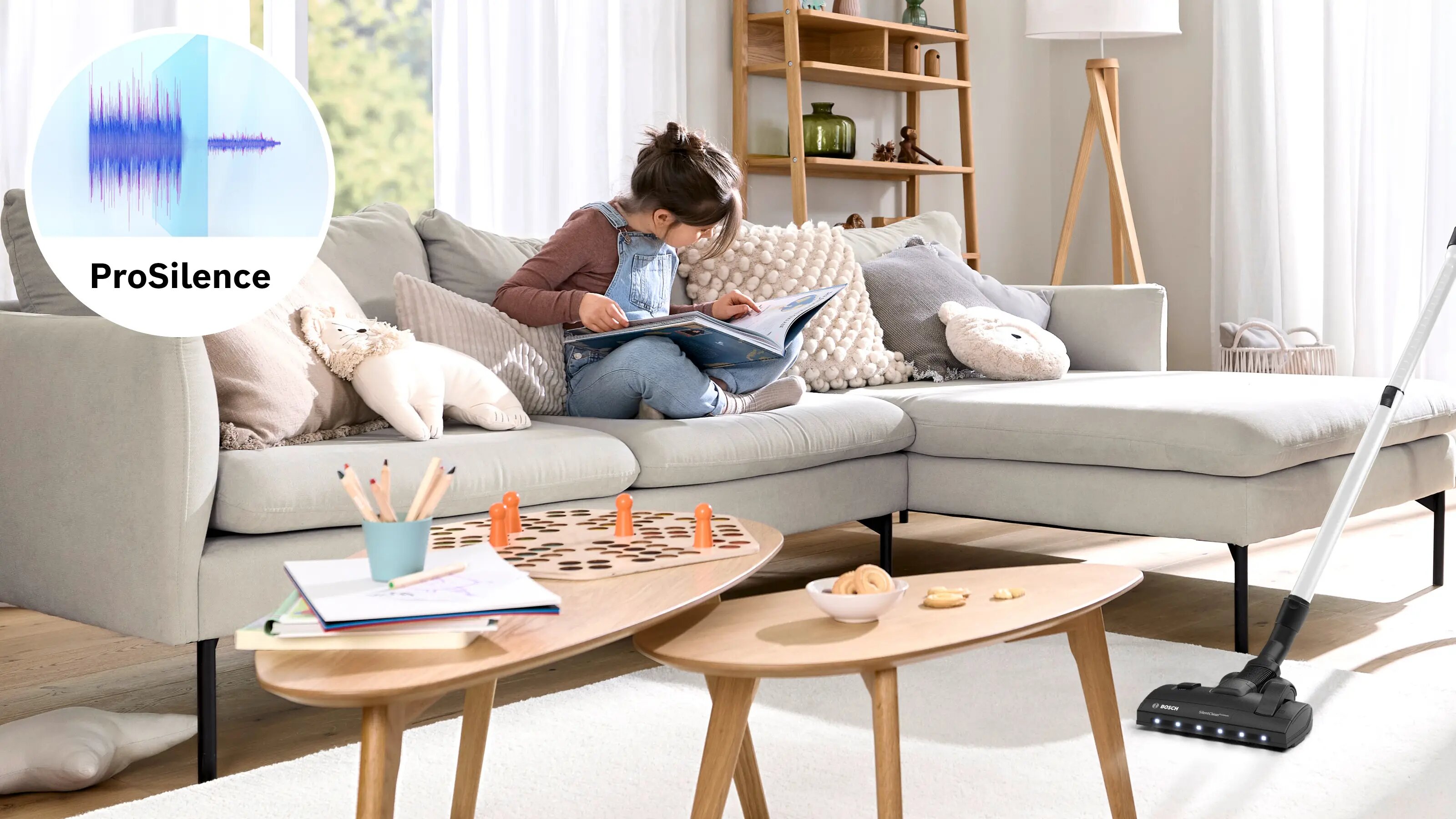 Aspirador com Saco Bosch Serie 8 BGL8SIL1L ProSilence - Branco Branco-3