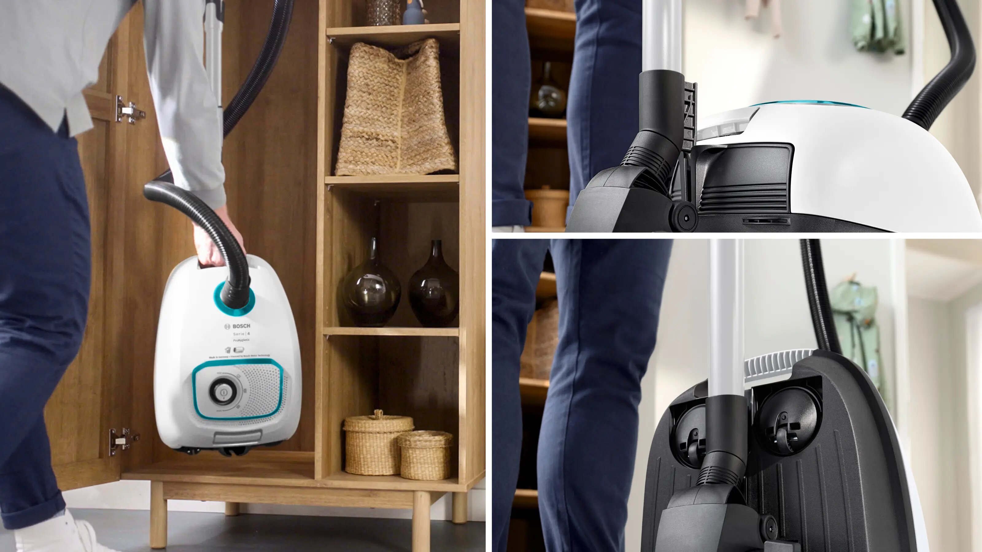 Aspirador com Saco Bosch Serie 4 BGL41HYG0L ProHygienic - Branco Branco-7