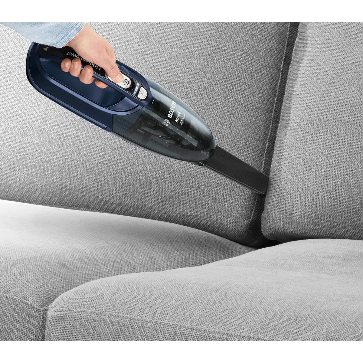 Aspirador de Mão Bosch Move Lithium BHN20L de 20 V Azul-6