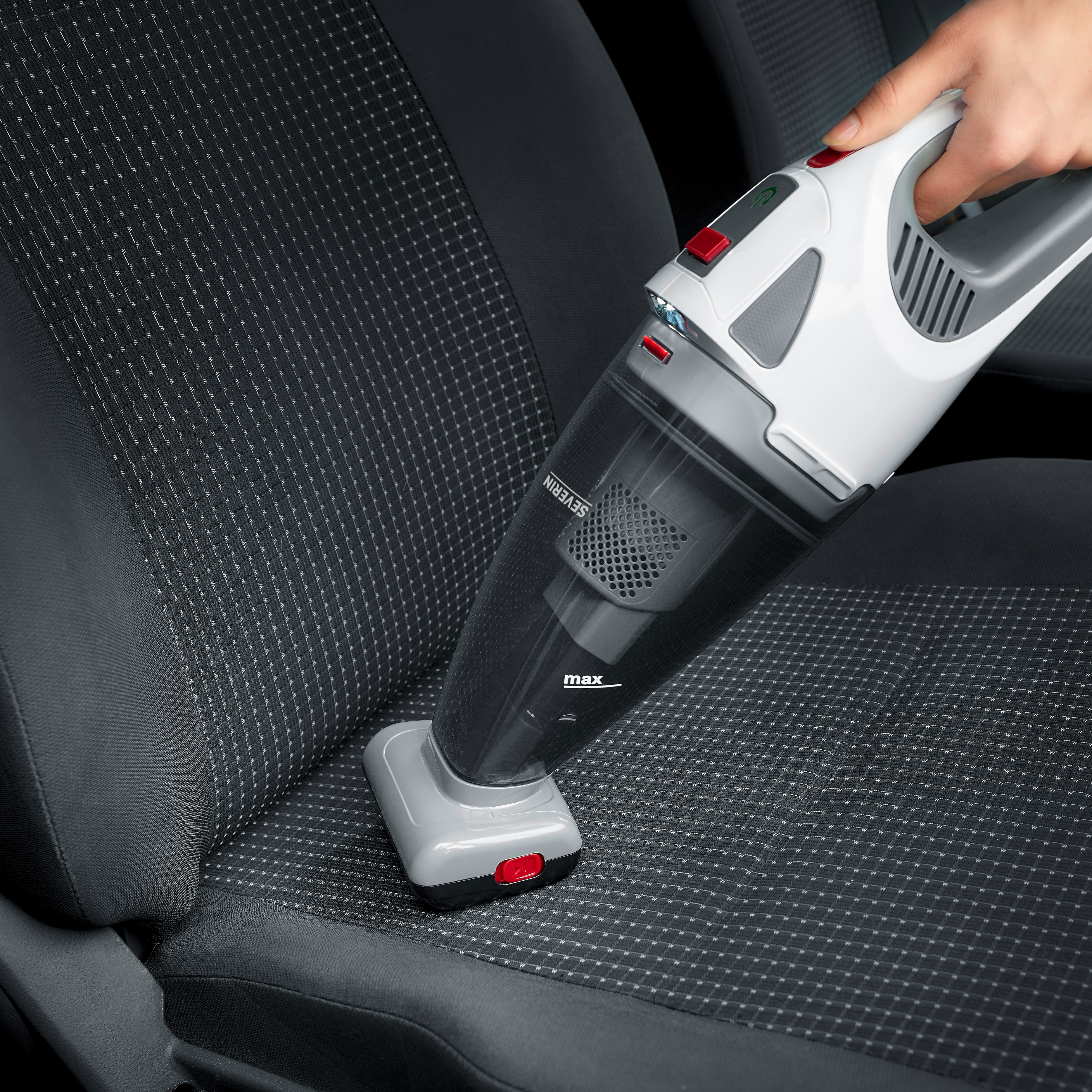Aspirador de Mão Severin HV7146 de 18.5 V e de Autonomia 30 min - Branco e Cinza Branco / Cinzento-4