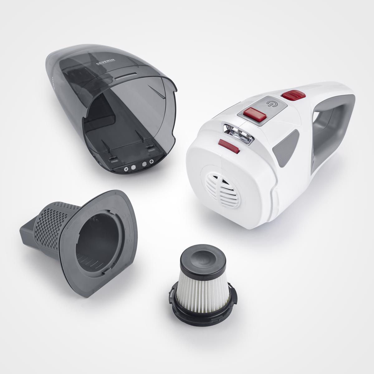 Aspirador de Mão Severin HV7146 de 18.5 V e de Autonomia 30 min - Branco e Cinza Branco / Cinzento-9