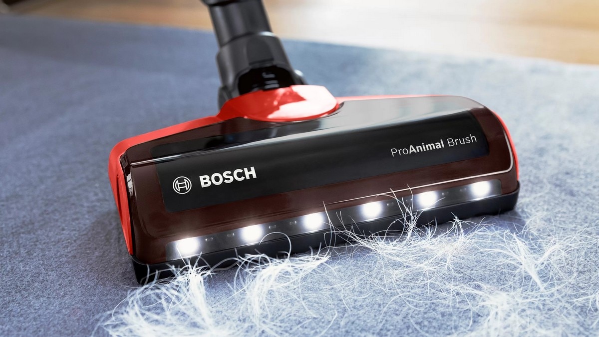 Aspirador Vertical Bosch BBS711ANM Unlimited 7 ProAnimal Recarregável de 18 V - Autonomia 40 min - Vermelho Vermelho-3