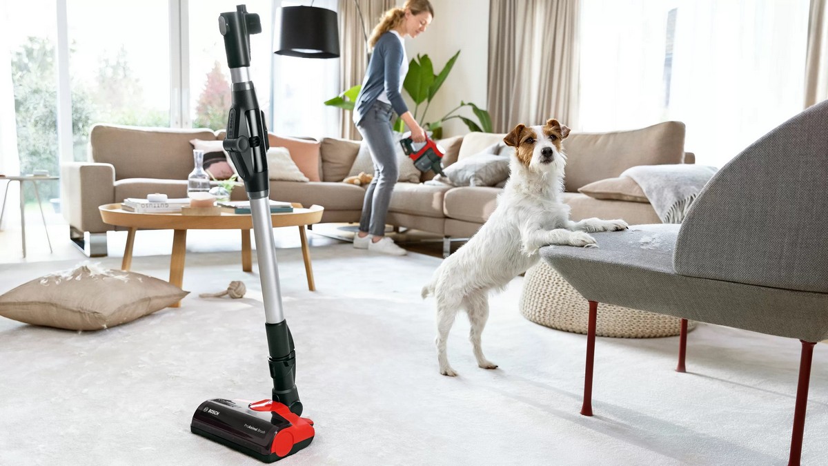 Aspirador Vertical Bosch BBS711ANM Unlimited 7 ProAnimal Recarregável de 18 V - Autonomia 40 min - Vermelho Vermelho-6