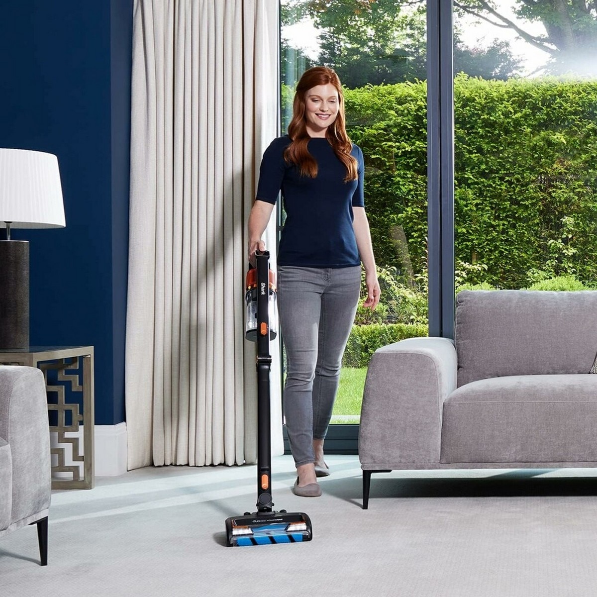 Aspirador Vertical Shark IZ300EU de 25,2 V - Autonomia 60 min - Preto e Cobre Preto / Cobre-2