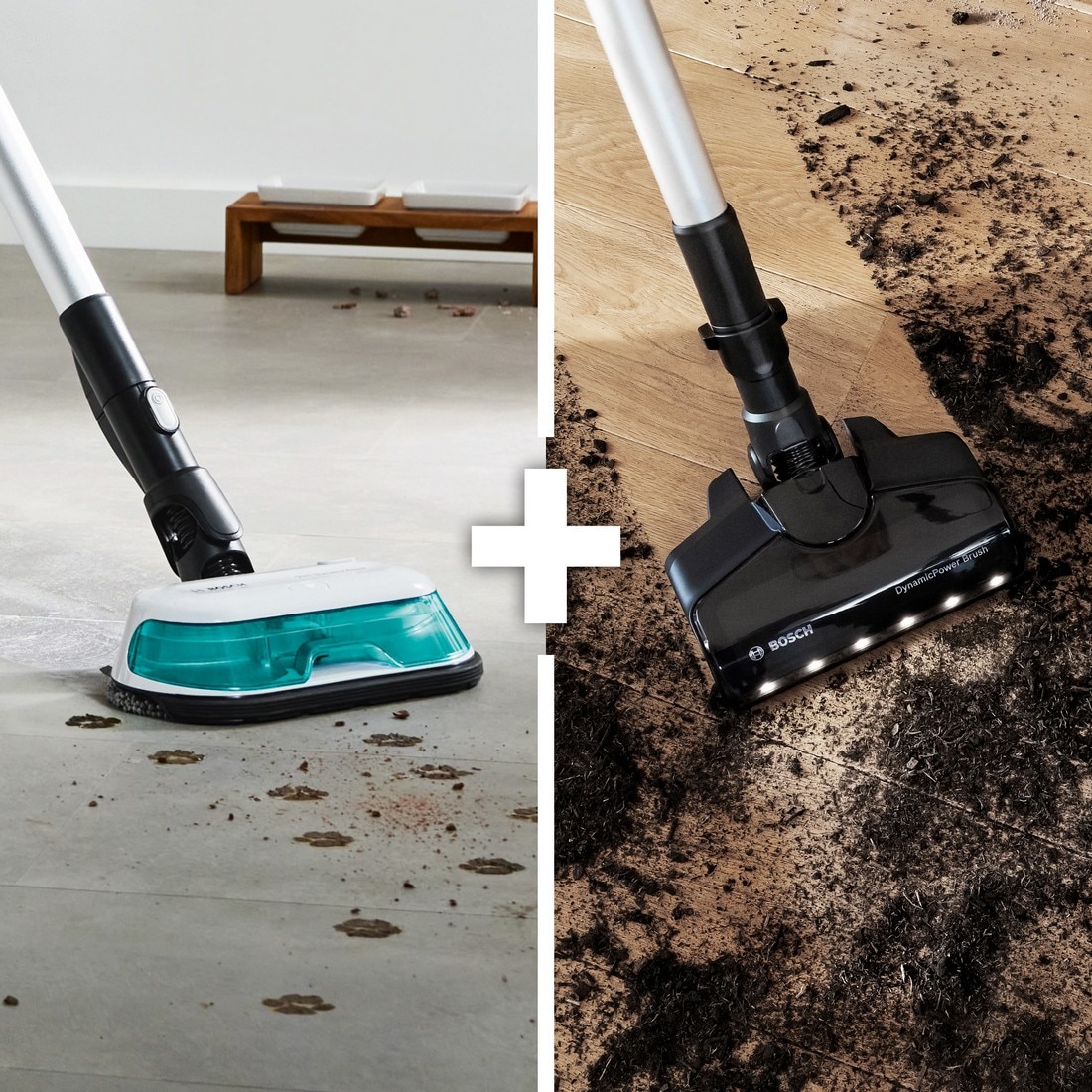 Aspirador Vertical Bosch BCS71HYG4 Unlimited 7 ProHygienic Aqua - Autonomia 40 min - Branco e Azul Branco / Azul-4