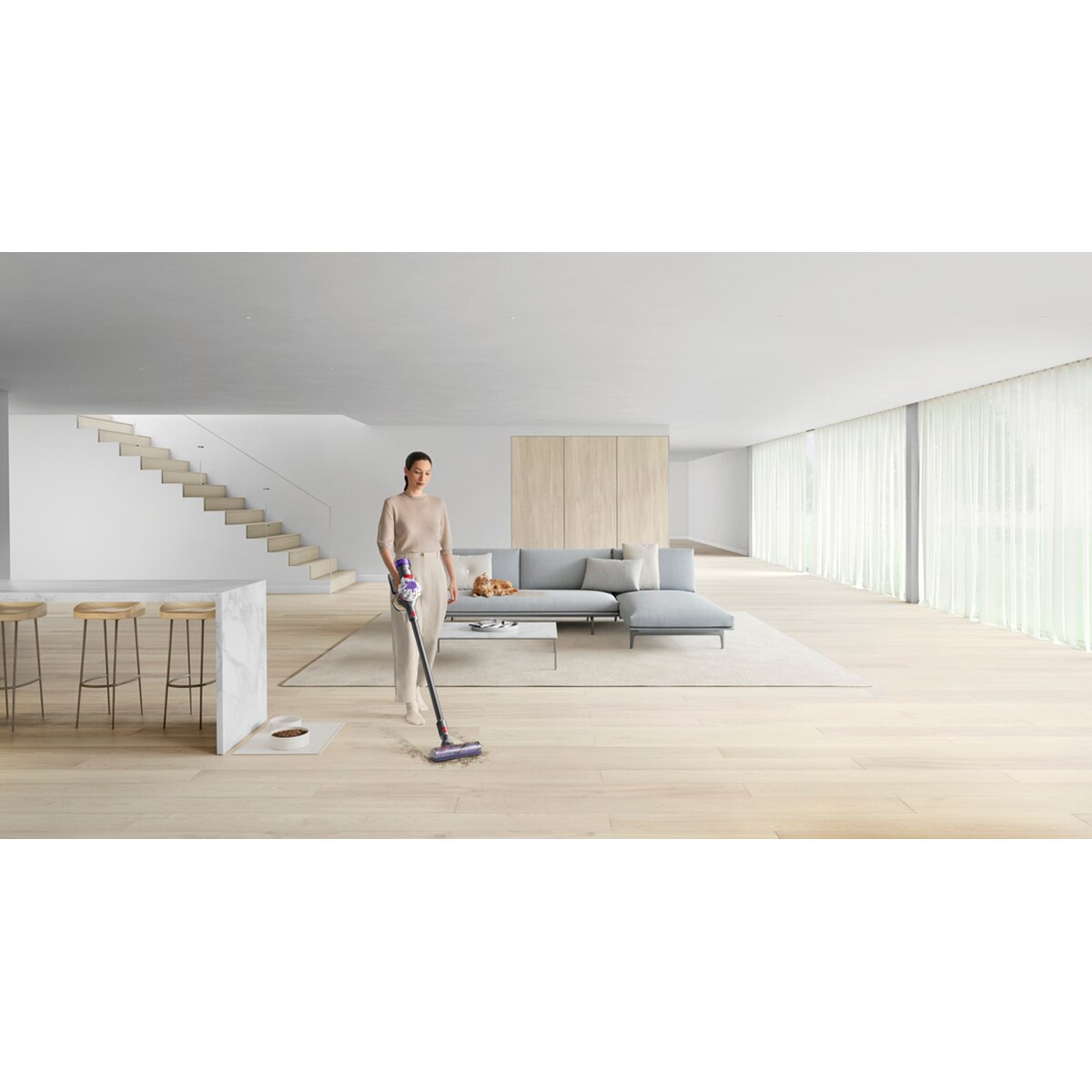 Aspirador Vertical Dyson V8 492636-01 Advanced com Ciclones 2 Tier Radial e Recarregável 3