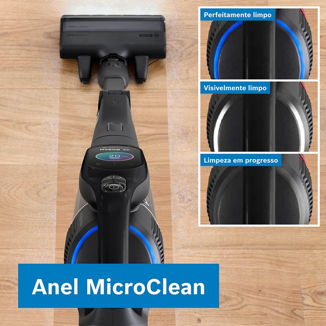Aspirador Recarregável Bosch BCS1051POW Unlimited 10 ProPower - Preto Preto-4