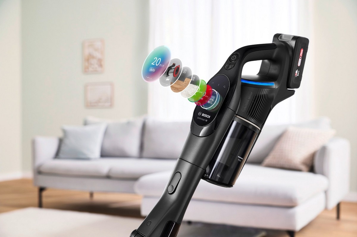 Aspirador Recarregável Bosch BCS1051POW Unlimited 10 ProPower - Preto Preto-6