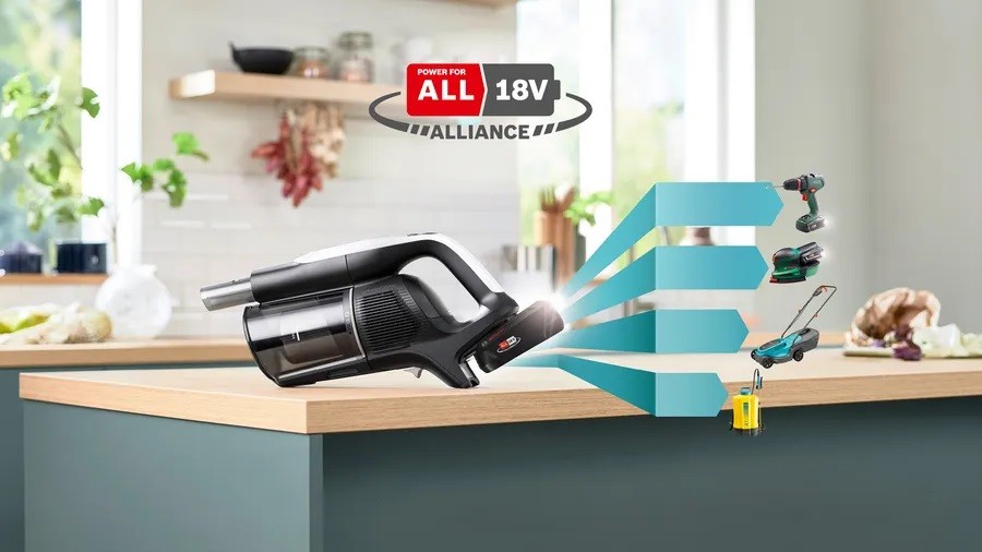 Aspirador Recarregável Bosch BCS1041WAC Unlimited 10 - Branco Branco - Preto-2