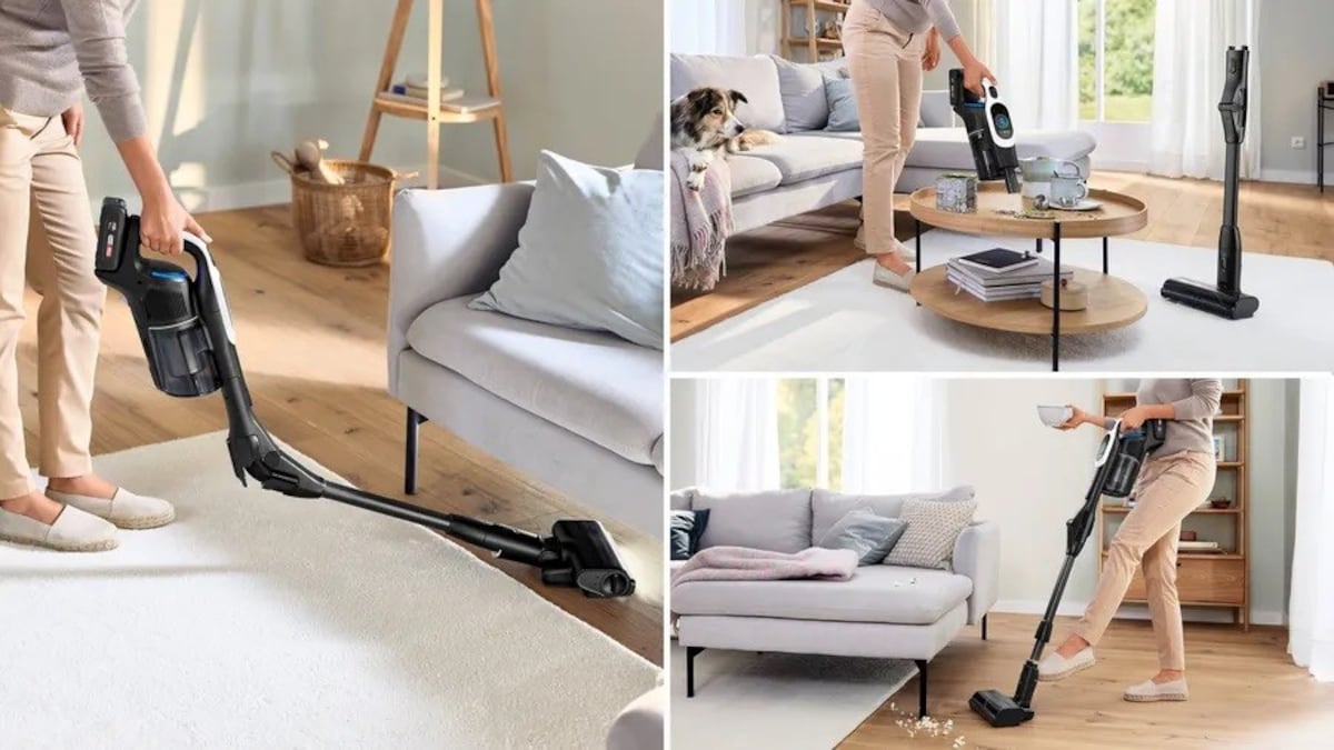 Aspirador Recarregável Bosch BCS1041WAC Unlimited 10 - Branco Branco - Preto-4