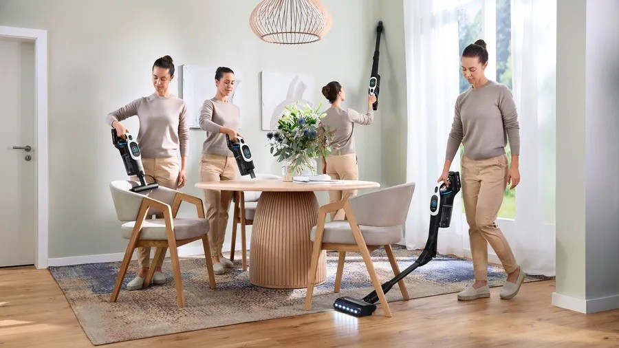 Aspirador Recarregável Bosch BCS1041WAC Unlimited 10 - Branco Branco - Preto-5