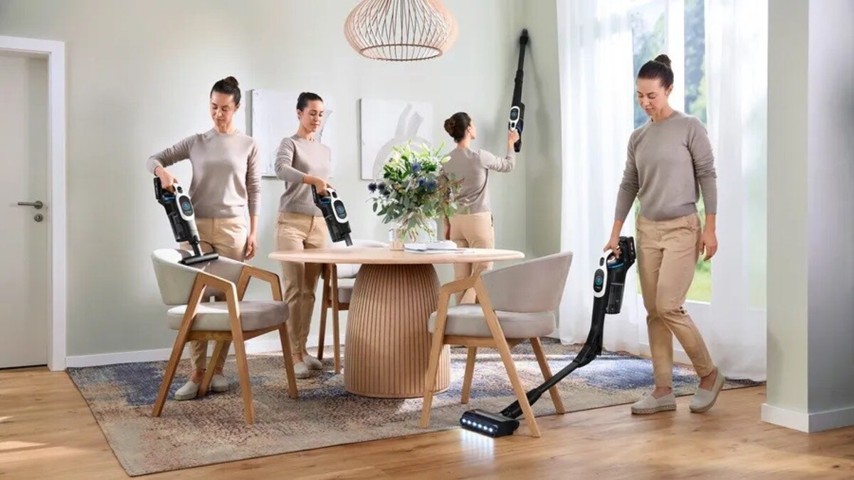 Aspirador Recarregável Bosch BCS1041WAC Unlimited 10 - Branco Branco - Preto-5