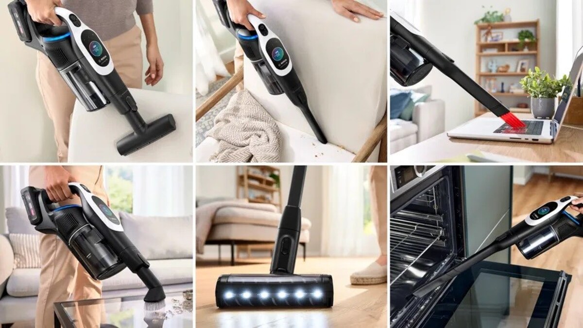 Aspirador Recarregável Bosch BCS1041WAC Unlimited 10 - Branco Branco - Preto-7