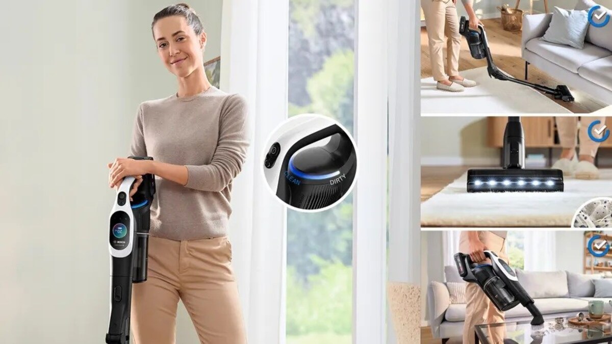 Aspirador Recarregável Bosch BCS1041WAC Unlimited 10 - Branco Branco - Preto-10