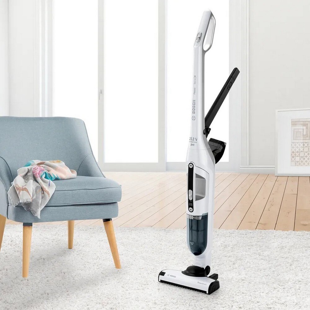 Aspirador Vertical Serie 4 BBH32551 Recarregável, Flexxo 25.2V - Branco Branco-5