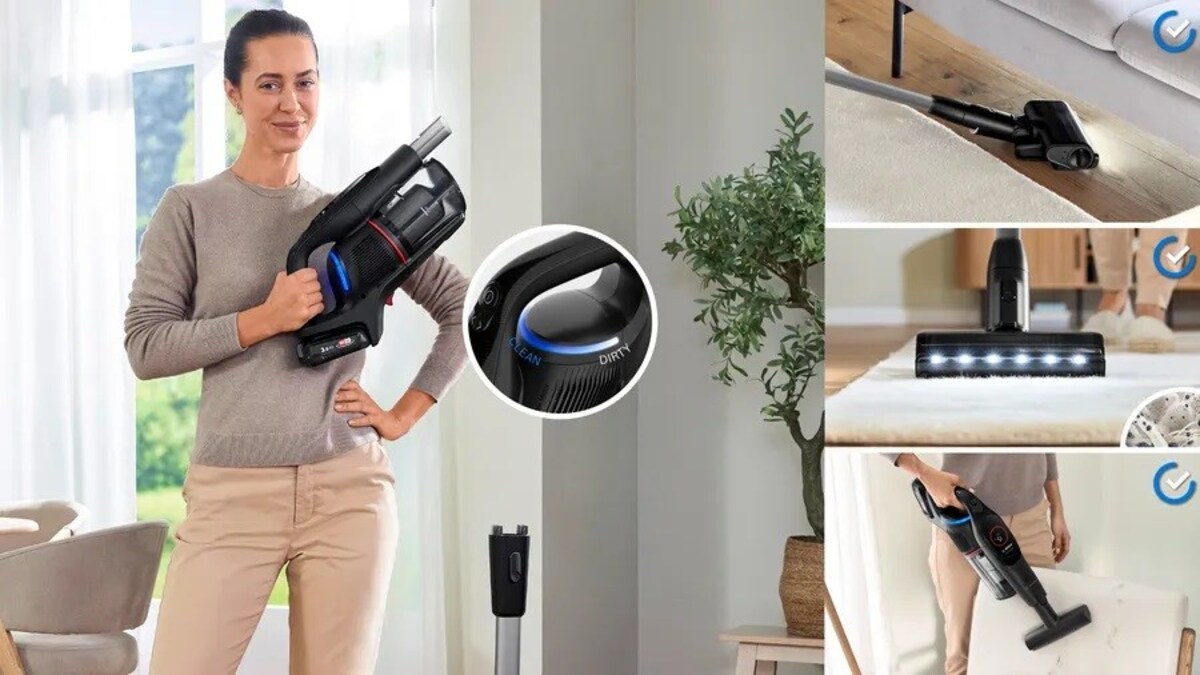 Aspirador Vertical Bosch Unlimited 9 BCS931BQC Recarregável, Autonomia de 60 min - Preto Preto-4