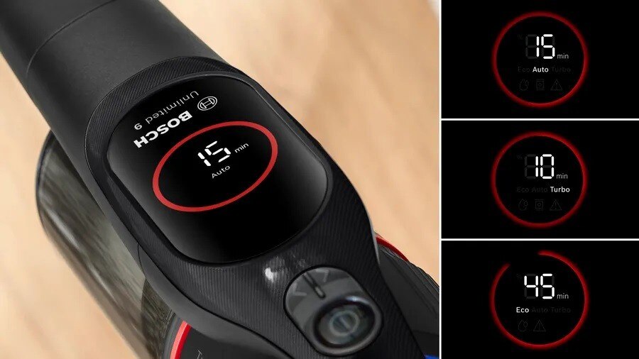 Aspirador Vertical Bosch Unlimited 9 BCS931BQC Recarregável, Autonomia de 60 min - Preto Preto-5