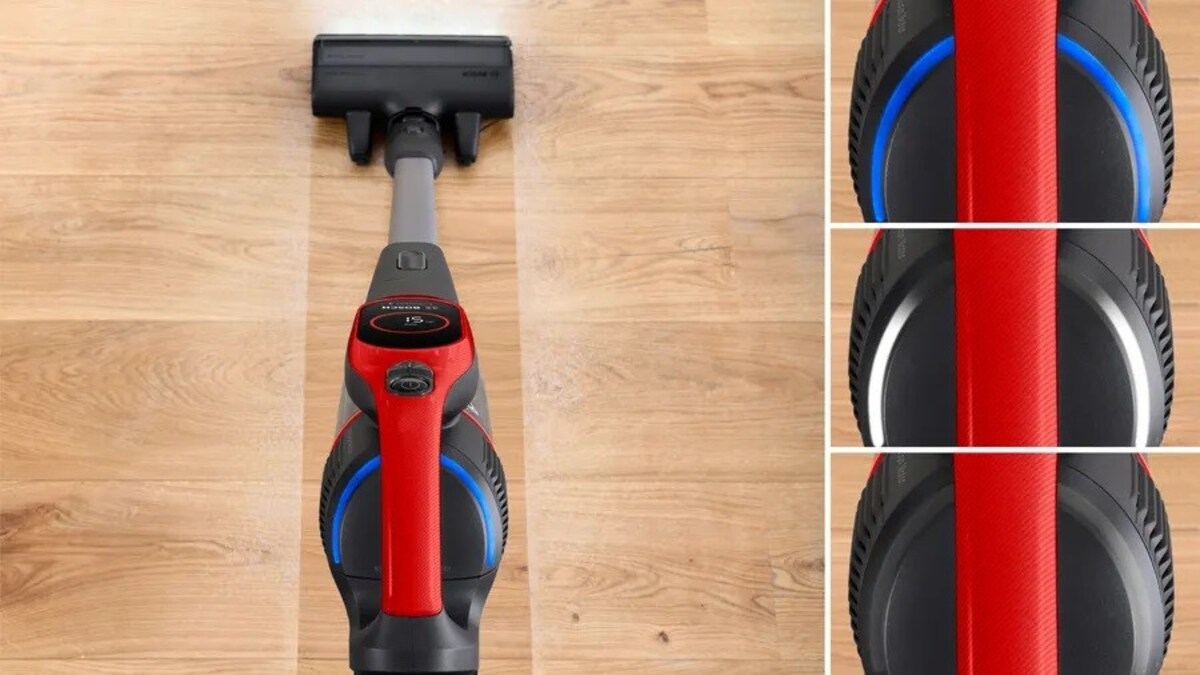 Aspirador Vertical Bosch Unlimited 9 ProAnimal BBS931PET Recarregável, Autonomia de 60 min - Vermelho Vermelho-4