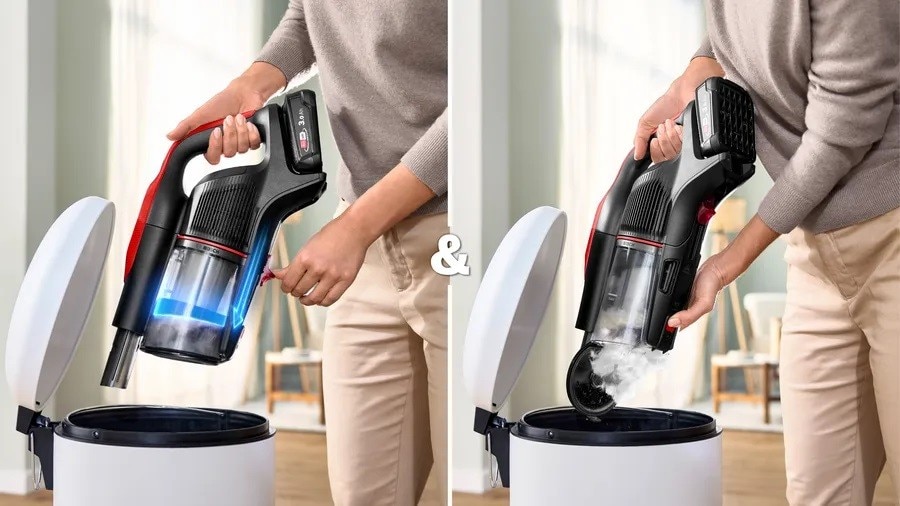 Aspirador Vertical Bosch Unlimited 9 ProAnimal BBS931PET Recarregável, Autonomia de 60 min - Vermelho Vermelho-10
