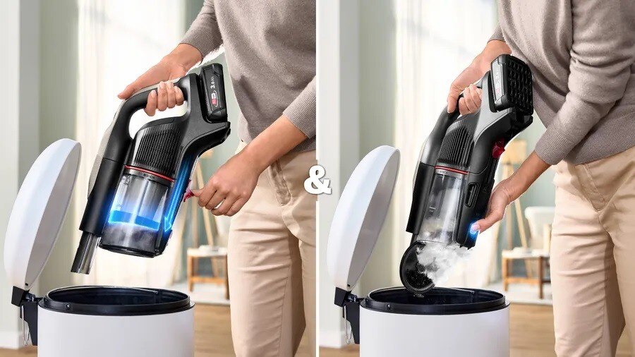 Aspirador Vertical Bosch Unlimited 9 BCS931GAC Recarregável, Autonomia de 60 min - Inox Cinzento-5