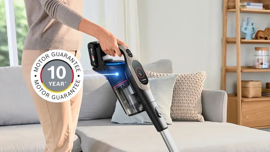 Aspirador Vertical Bosch Unlimited 9 BCS931GAC Recarregável, Autonomia de 60 min - Inox Cinzento-7