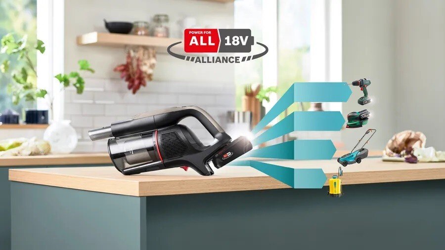 Aspirador Vertical Bosch Unlimited 9 BCS931GAC Recarregável, Autonomia de 60 min - Inox Cinzento-8