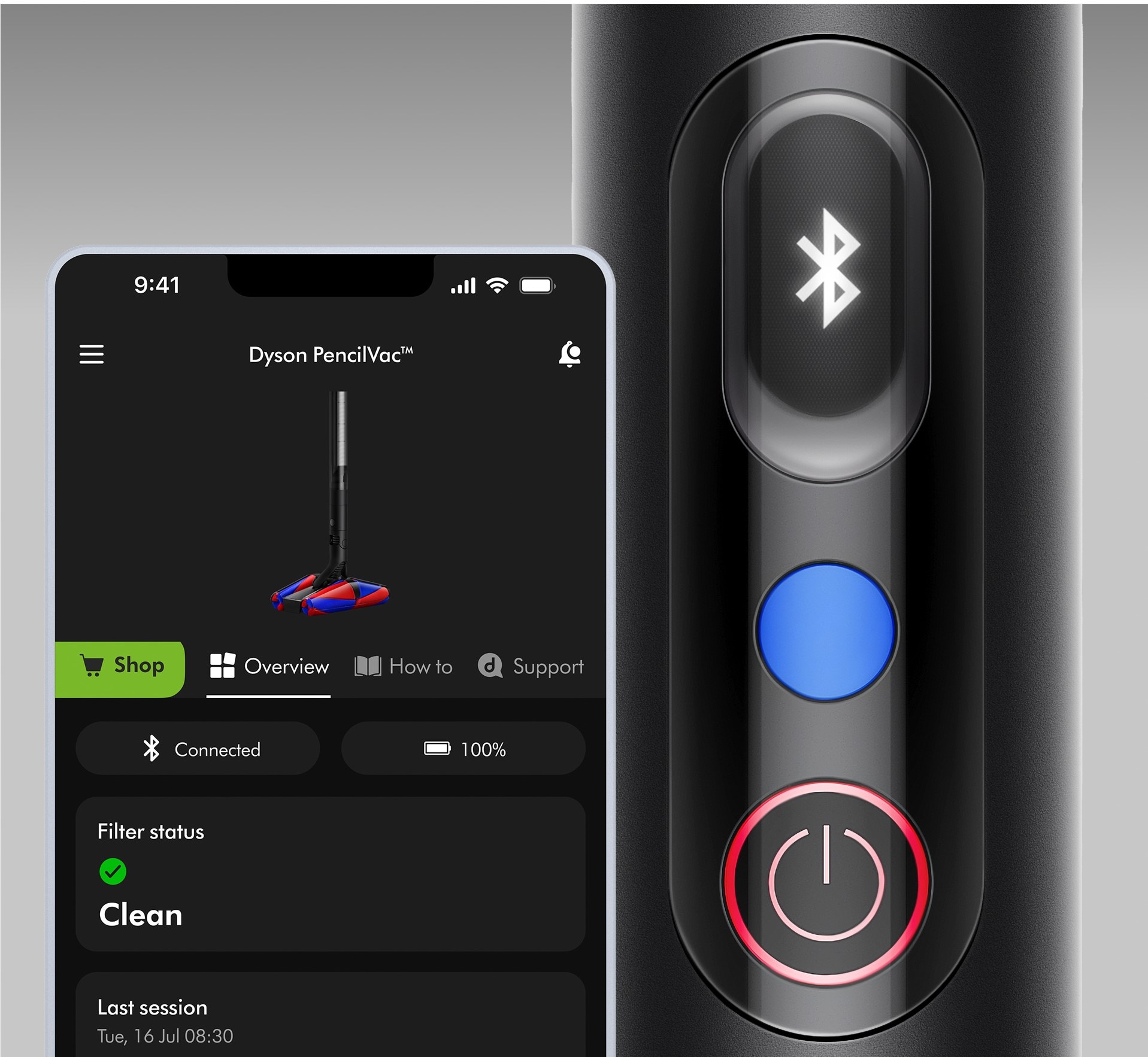 Aspirador Vertical Dyson Pencilvac, Recarregável, Leve e Manobrável Preto-6