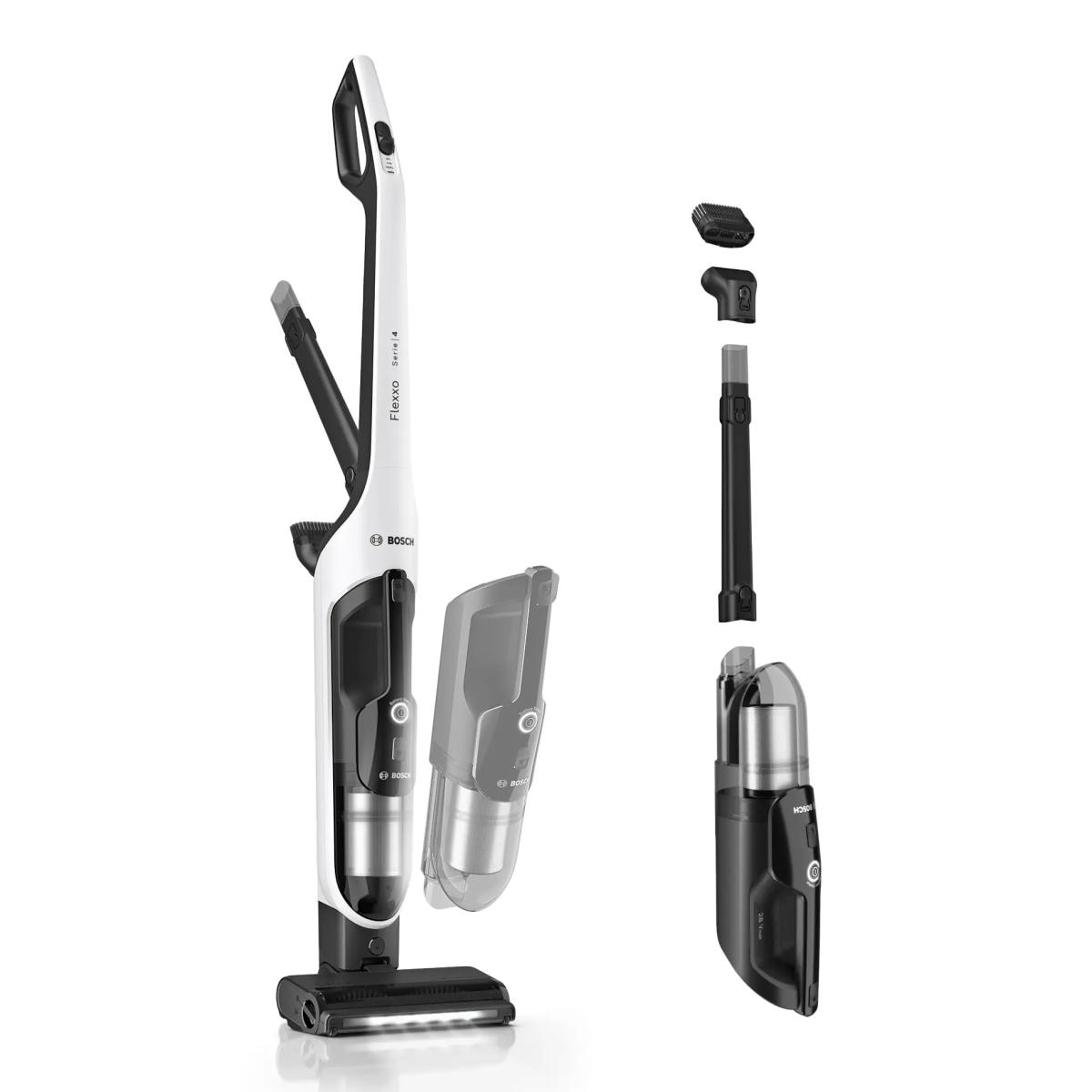 Imagem 0 de Aspirador Vertical Bosch Serie 4  BHH4WM28 Flexxo 28 Vmax sem Fios 3 em 1 - Branco