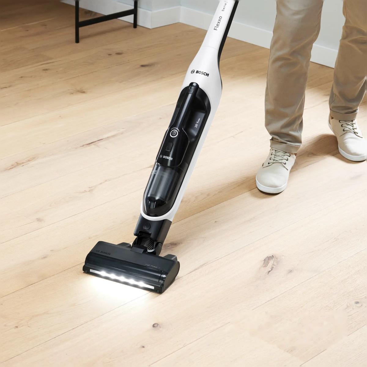 Aspirador Vertical Bosch Serie 4 BHH4WM28 Flexxo 28 Vmax sem Fios 3 em 1 - Branco Branco-7