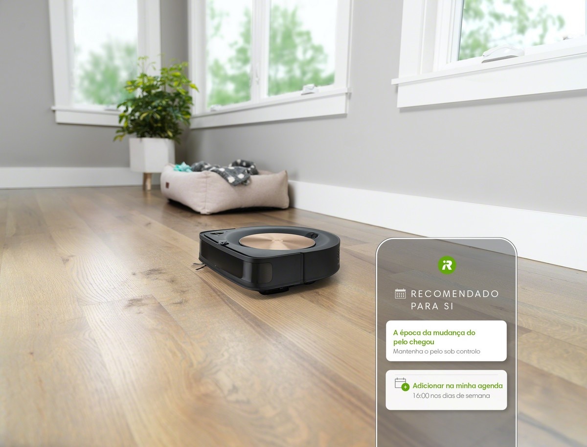 Robot Aspirador Roomba® s9+ com Descarga Automática de Sujidade - Tecnologia PerfectEdge® com limpeza especializada de cantos Preto-13
