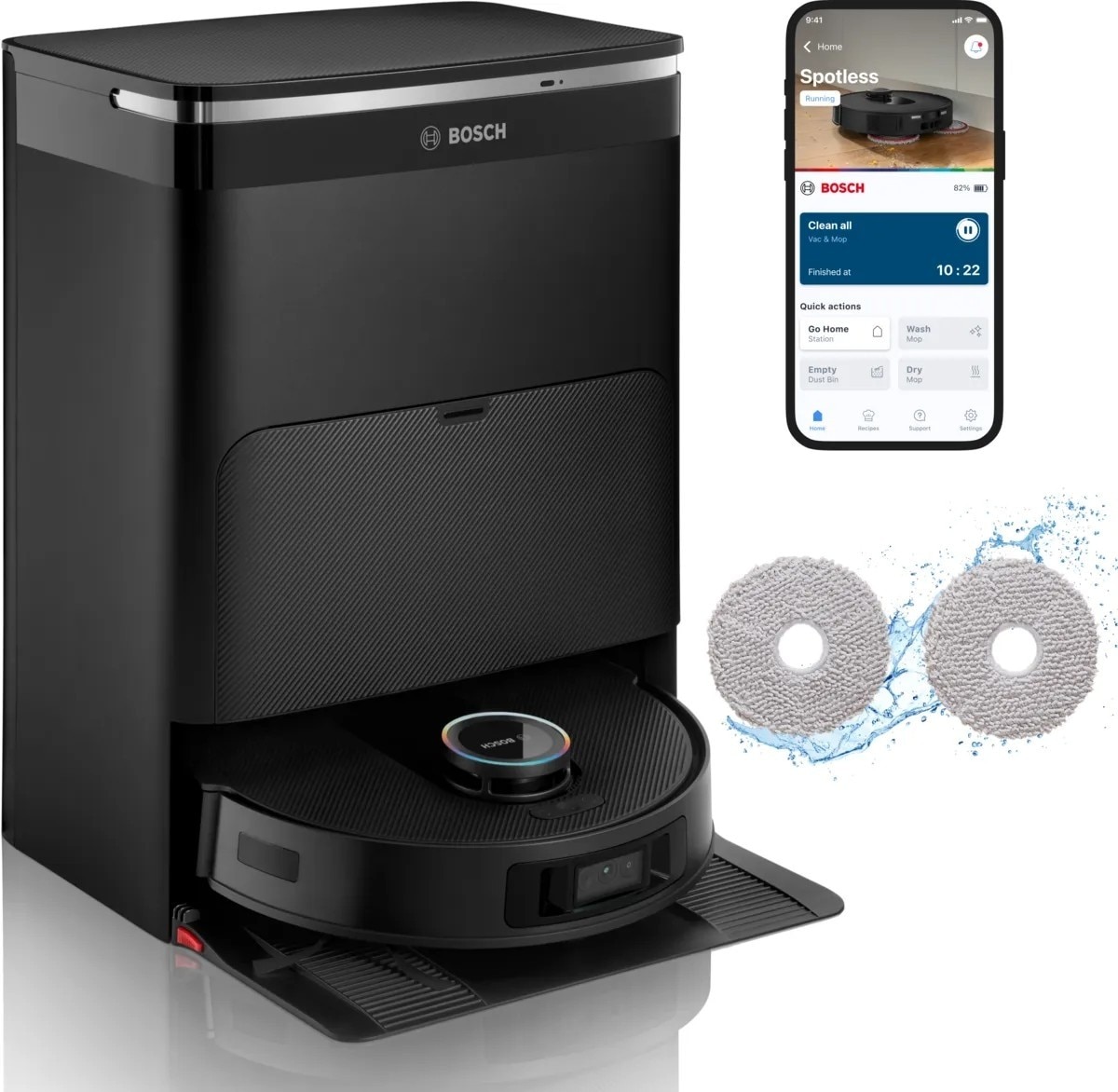 Imagem 0 de Robot Aspirador Bosch BCRDW3BX Spotless Max Cam