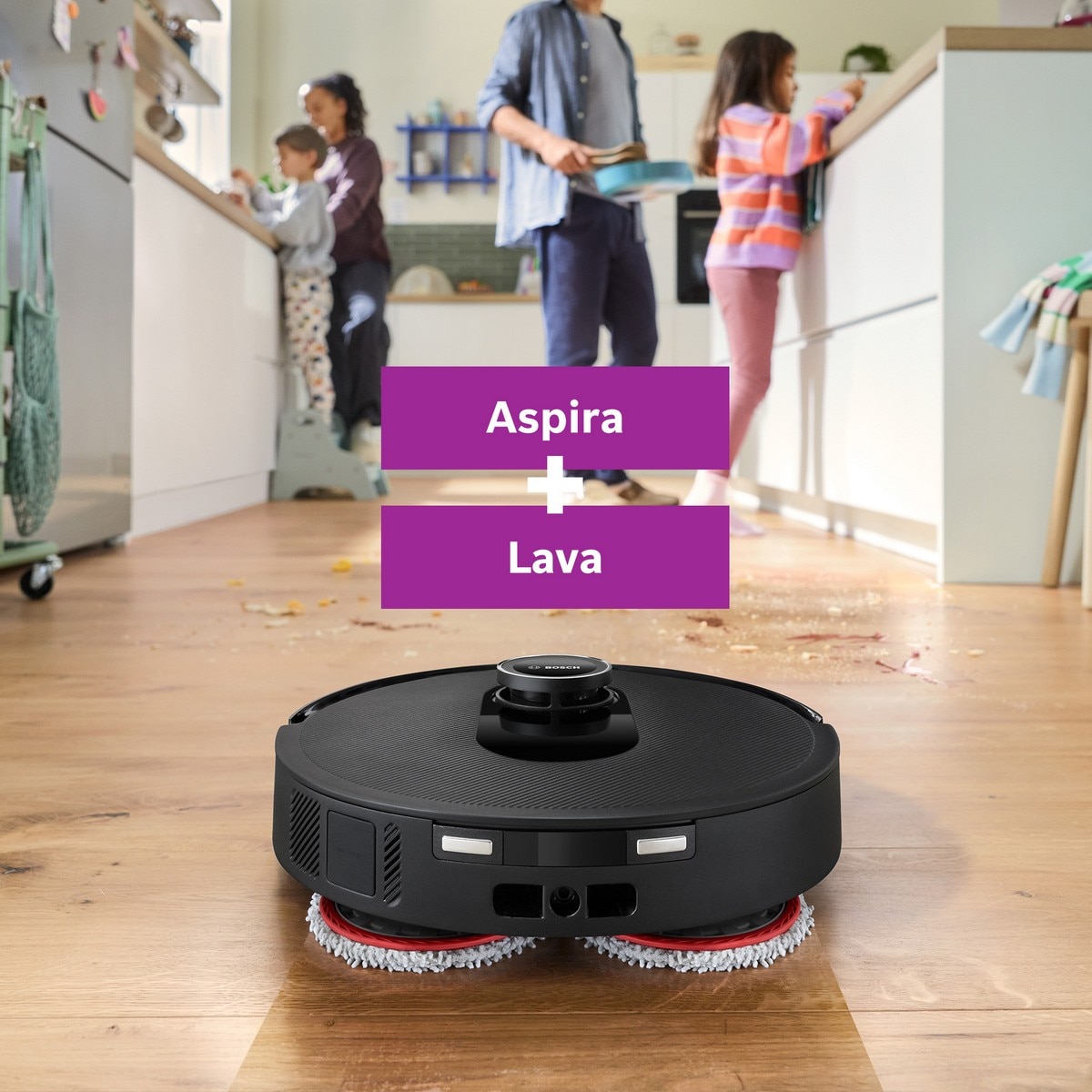 Robot Aspirador Bosch BCRDW3BX Spotless Max Cam Preto-3