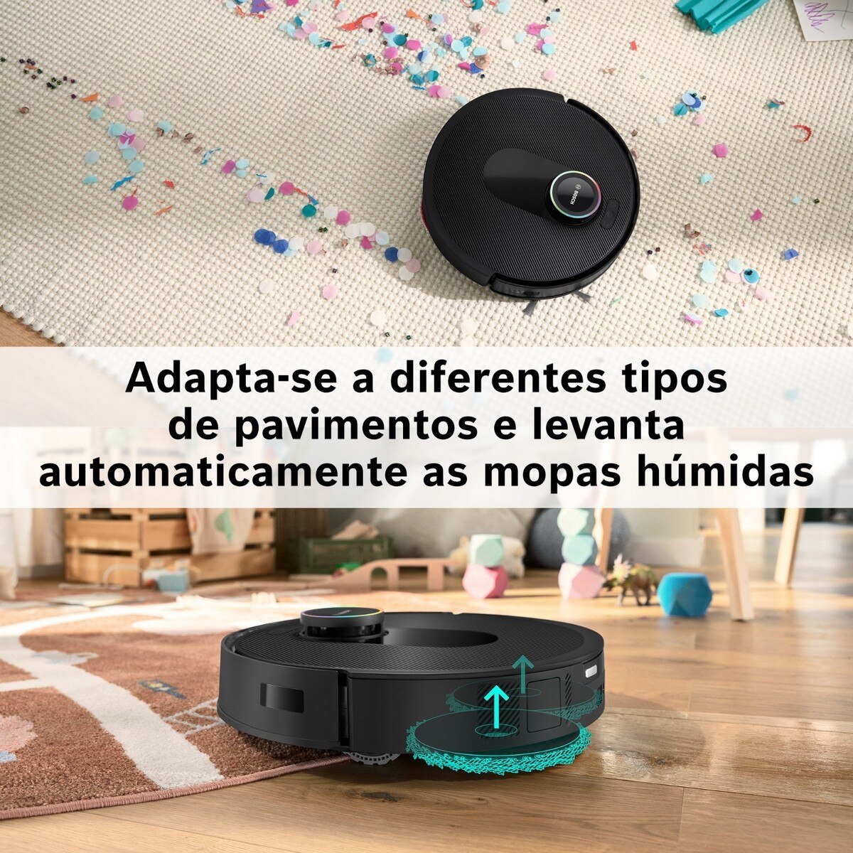 Robot Aspirador Bosch BCRDW3BX Spotless Max Cam Preto-12