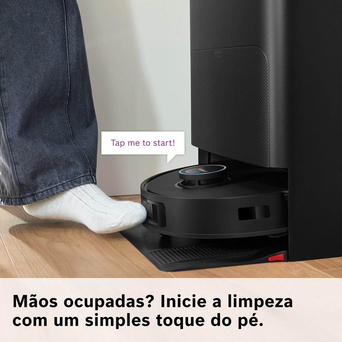 Robot Aspirador Bosch BCRDW3BX Spotless Max Cam Preto-15
