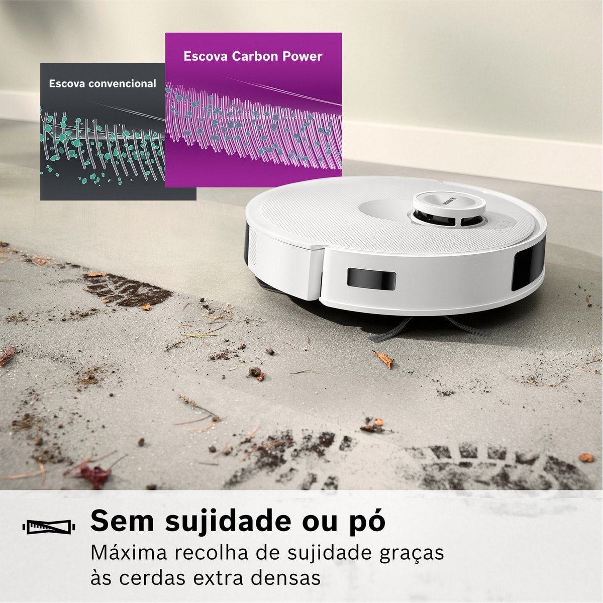 Robot Aspirador Bosch BCRD2W Spotless Advanced + Branco-5