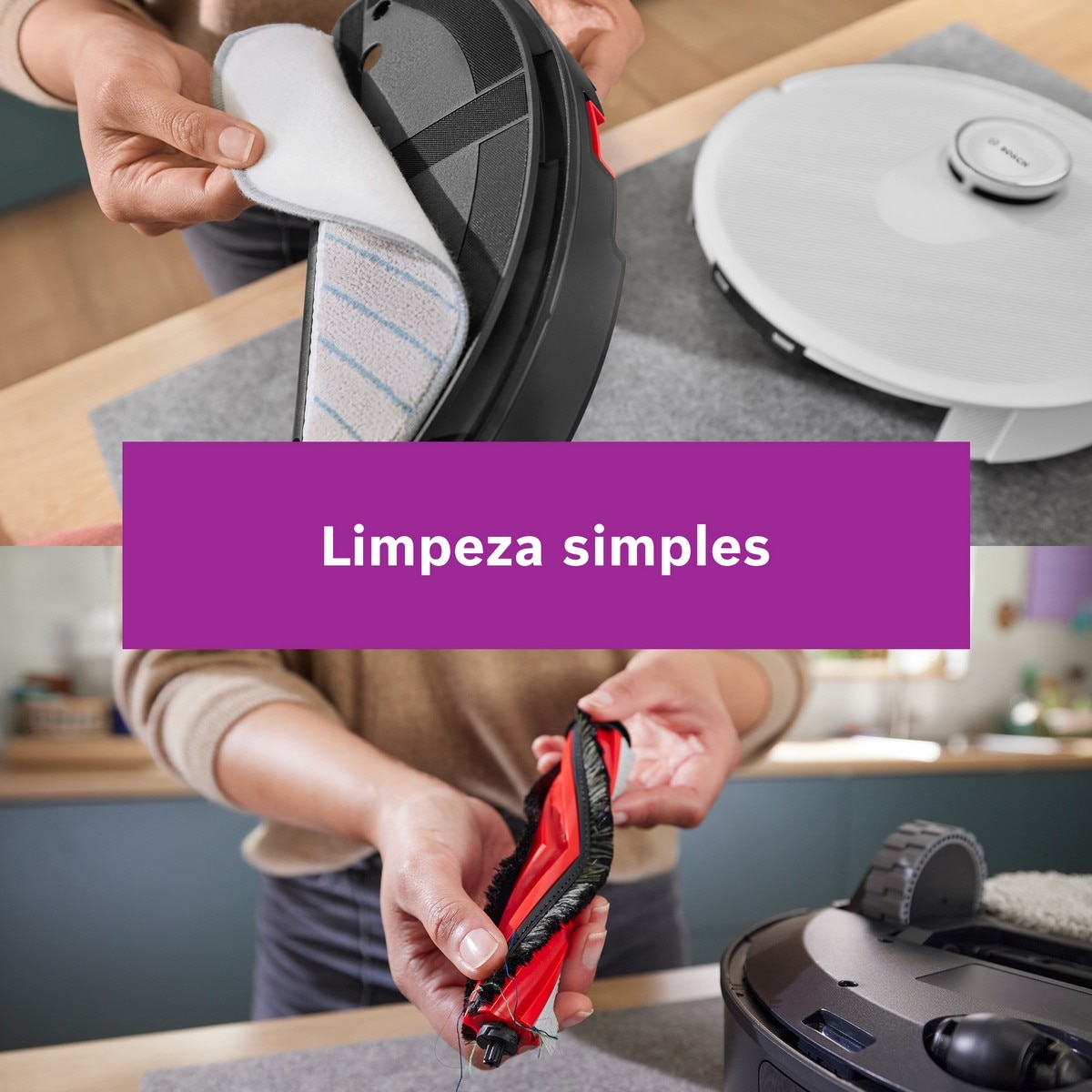 Robot Aspirador Bosch BCRD2W Spotless Advanced + Branco-12